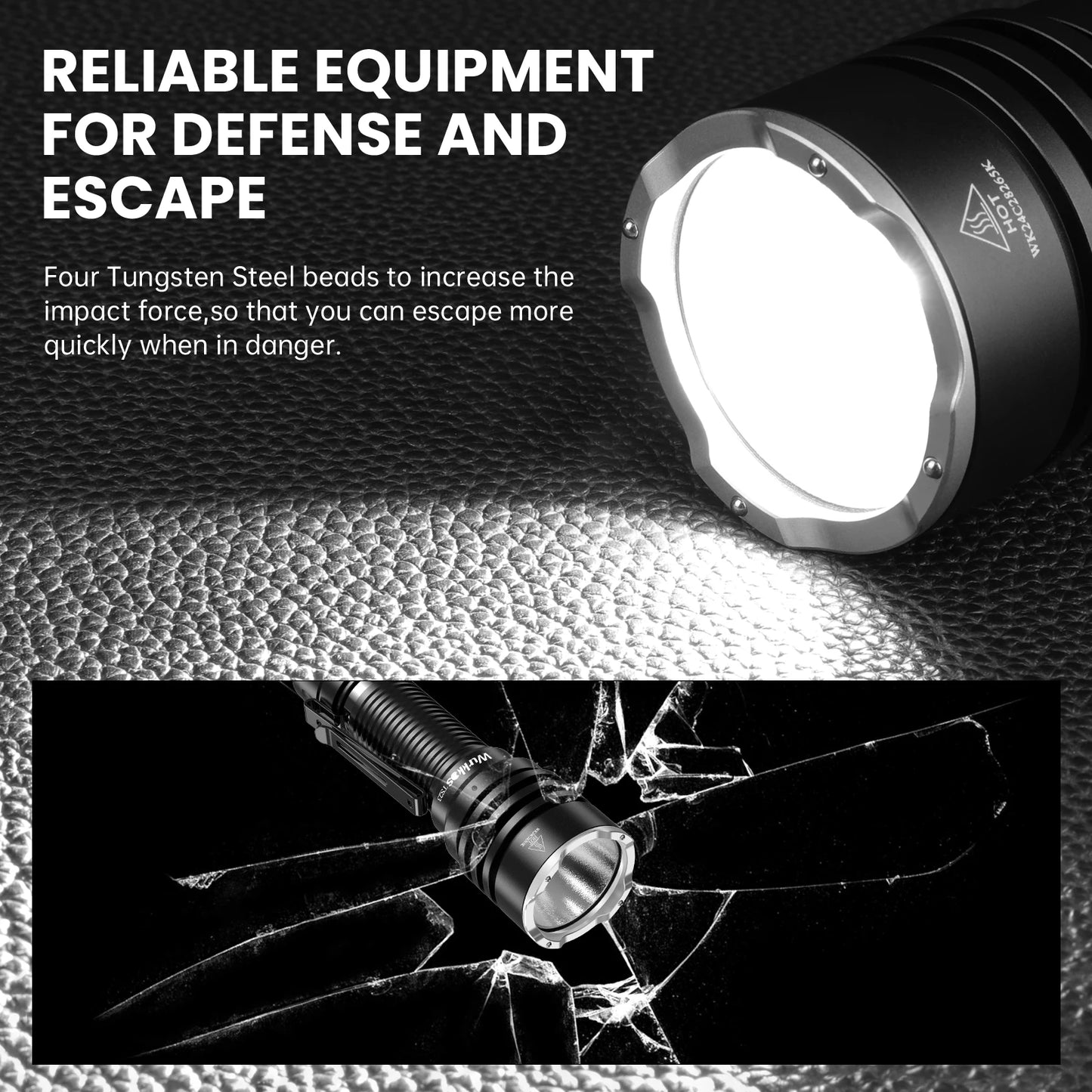 Wurkkos TS23 5000LM EDC Flashlight With XHP70.3 HI