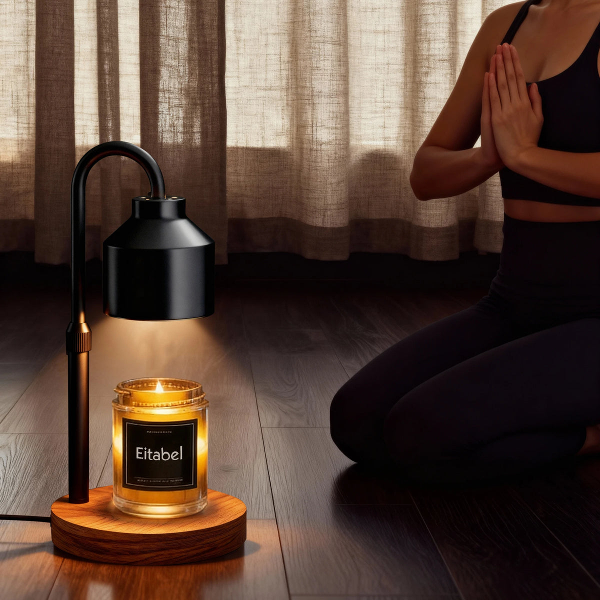 Artistic Electric Candle Warmer Lamp With Timer