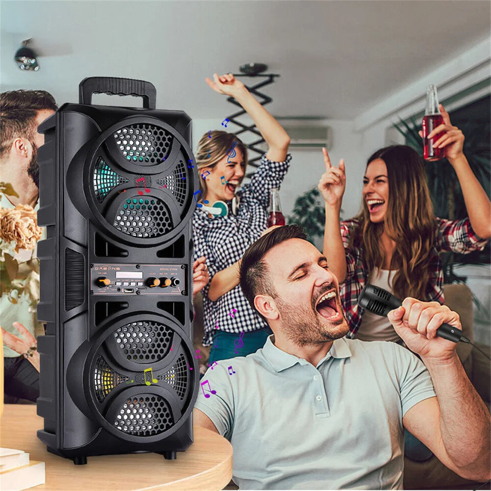 CURUK 3000W Bluetooth Speaker With Remote And MIC Subwoofer