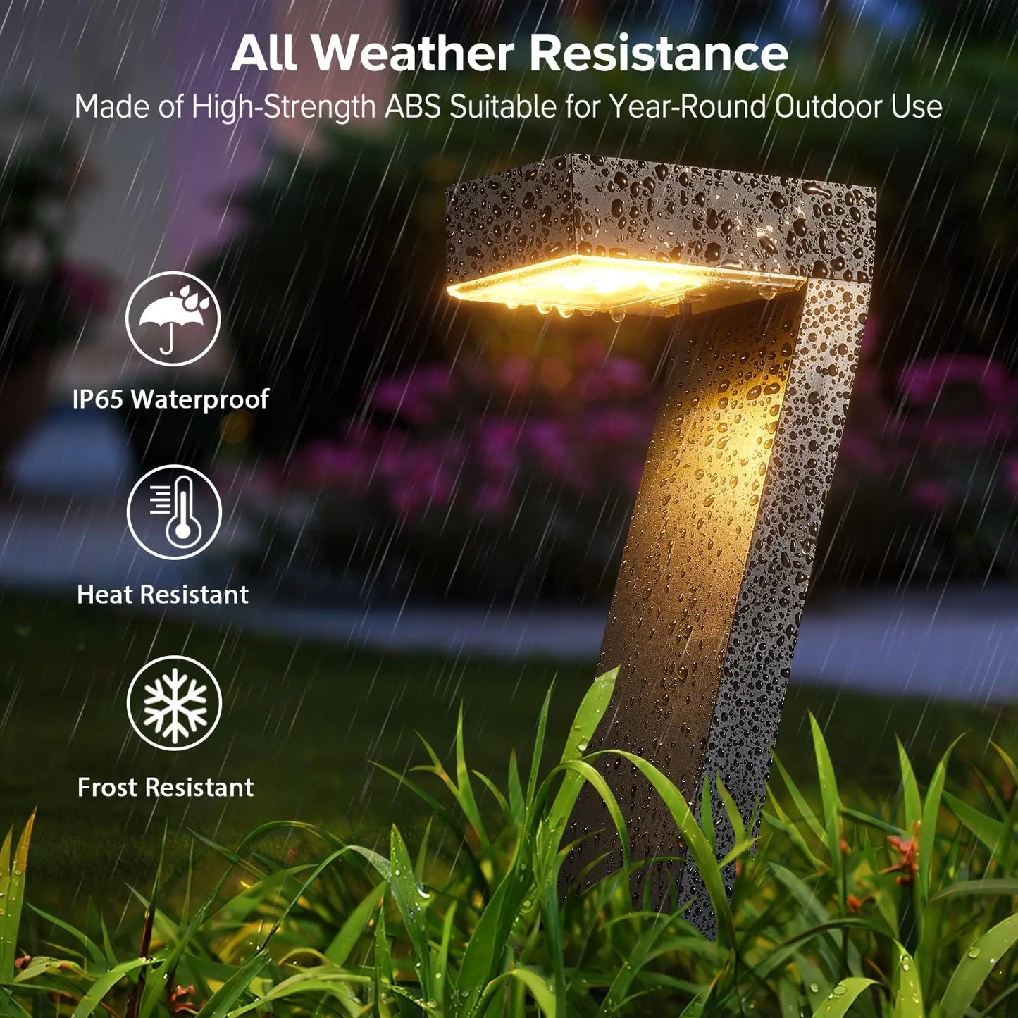 LED Solar Path Lights Outdoor IP65 Waterproof Garden Lights