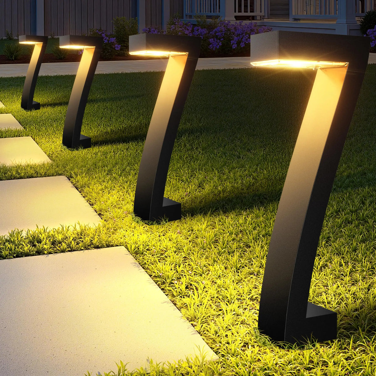 LED Solar Path Lights Outdoor IP65 Waterproof Garden Lights