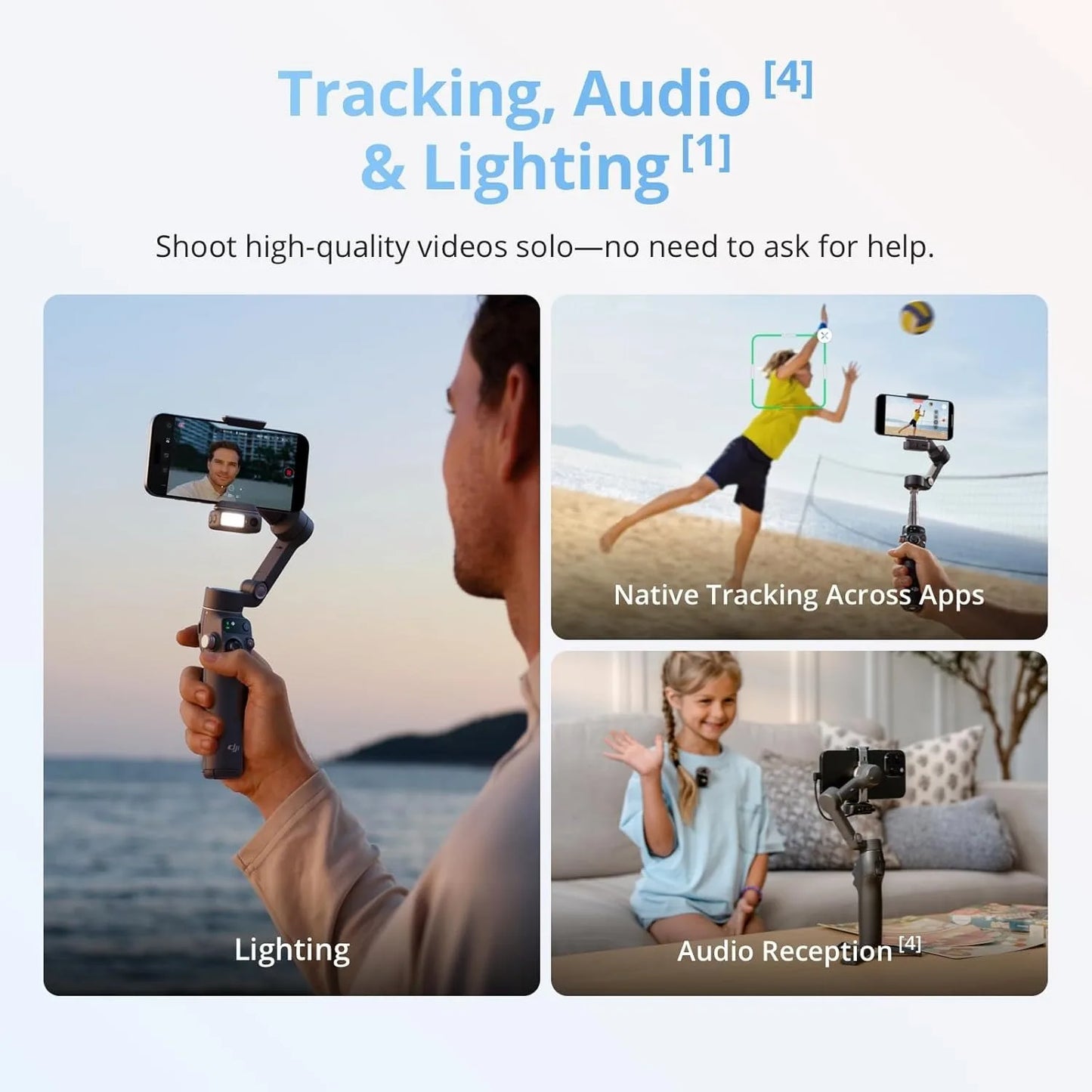 DJI Osmo Mobile 8 Gimbal With AI Tracking