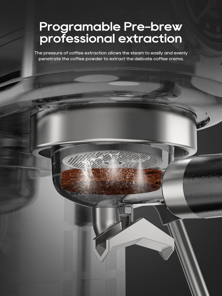 HiBREW 20 Bar Semi Automatic Espresso Machine H10B
