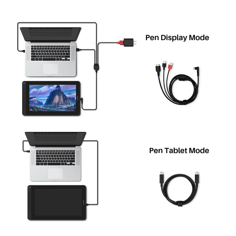Huion Kamvas Graphic Tablet Monitor With Battery Free Stylus