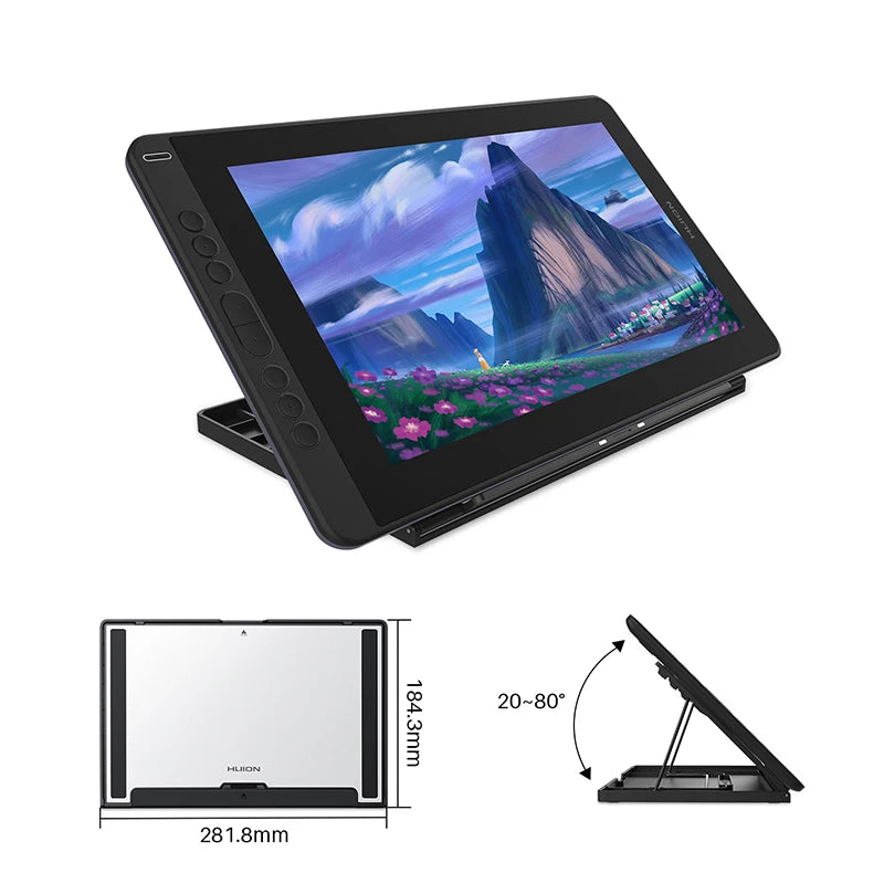 Huion Kamvas 13 Pen Display With PW517 Batteryless Stylus
