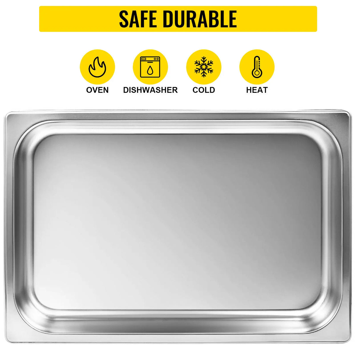 SucceBuy Stainless Steel Buffet Chafing Dish Pan