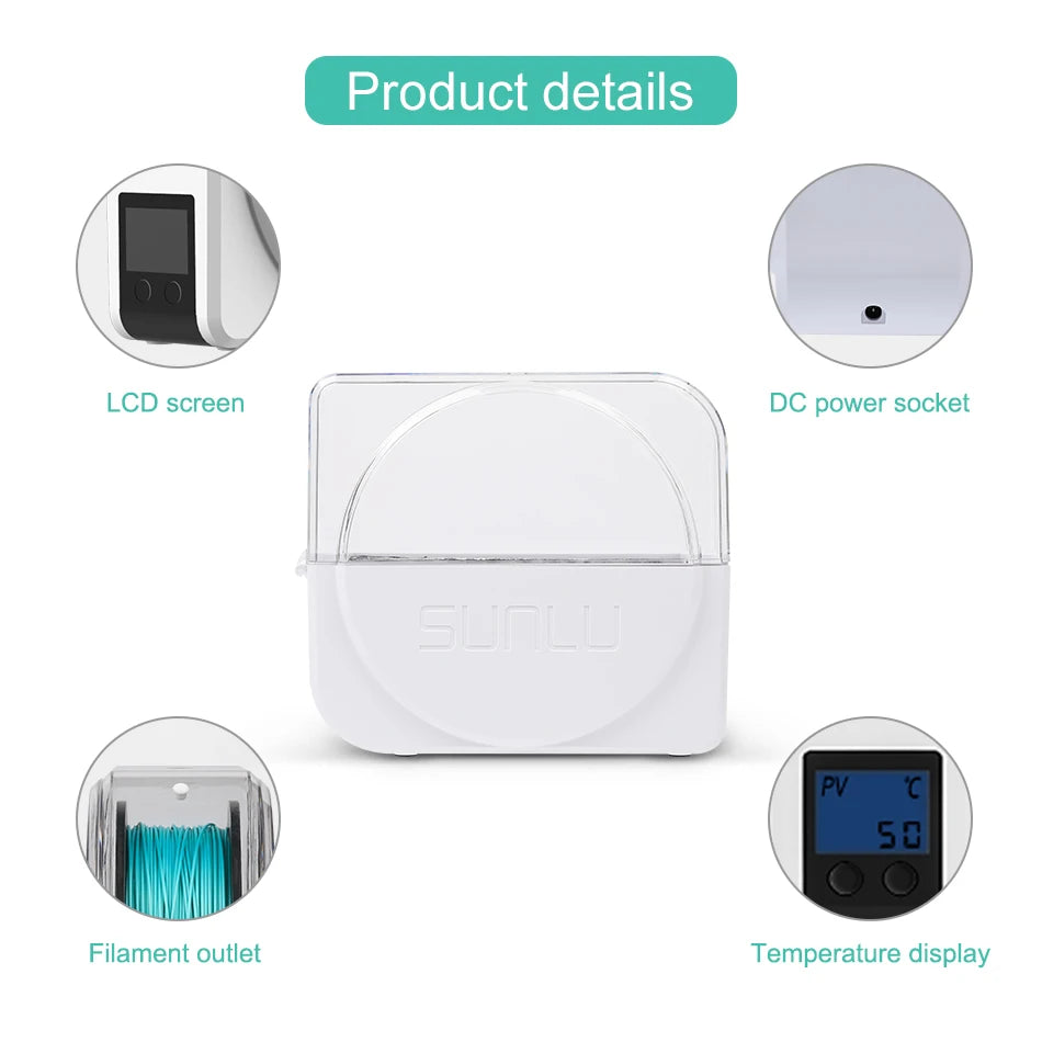 SUNLU Filament Dryer S1 Plus With Built In Circulation Fan