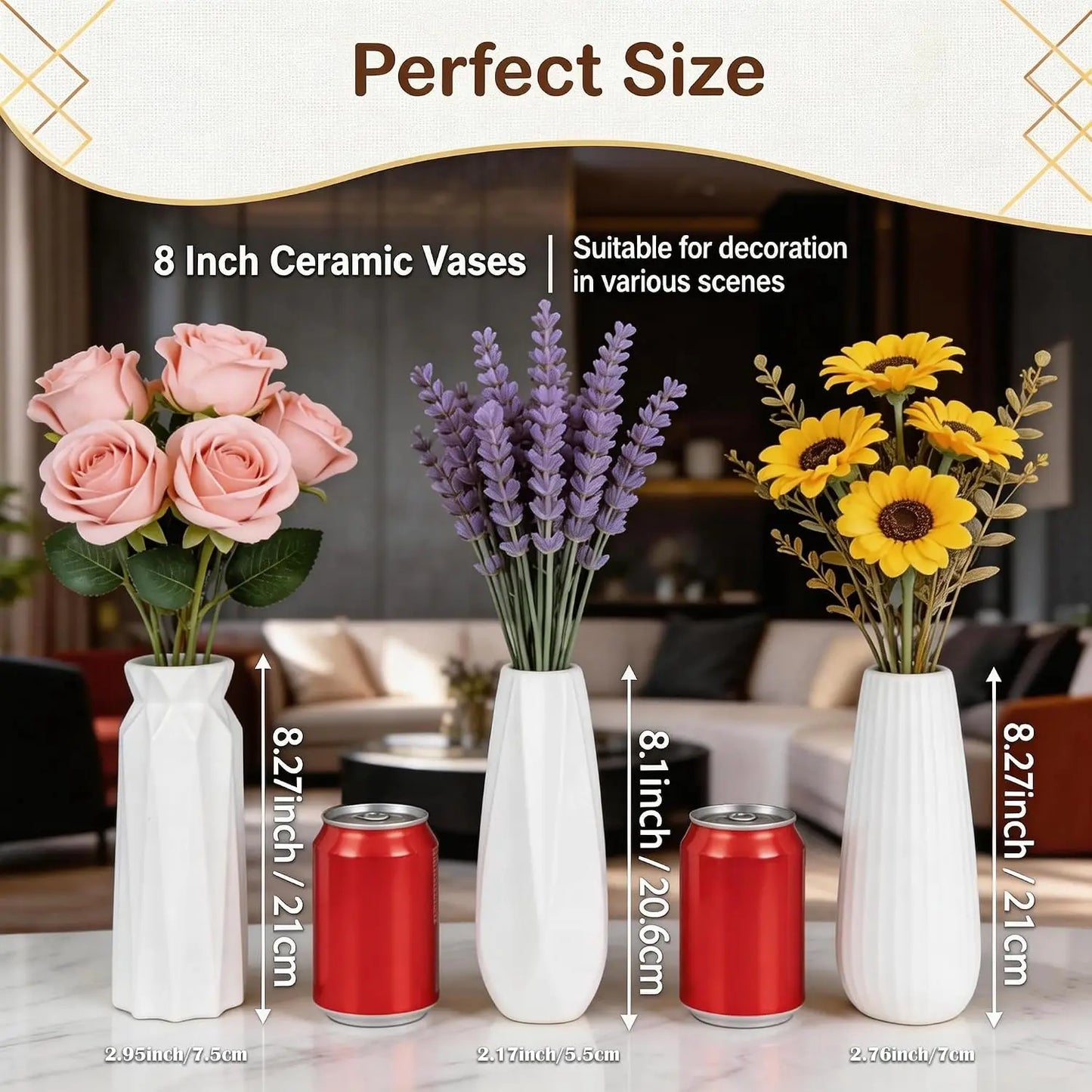 Kopwva Ceramic Vases For Elegant Home Decor And Crafts