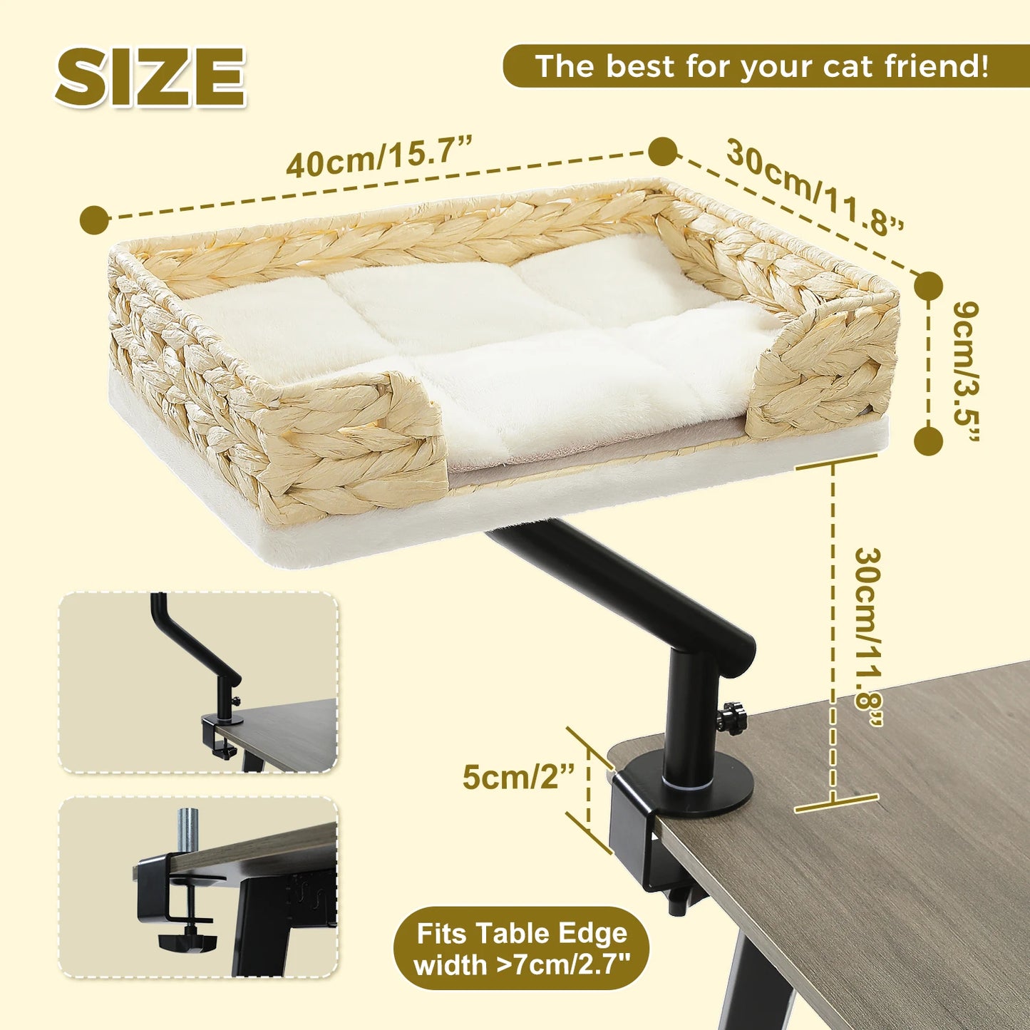 PAWZ Road Rotating Cat Hammock Stand For Desk