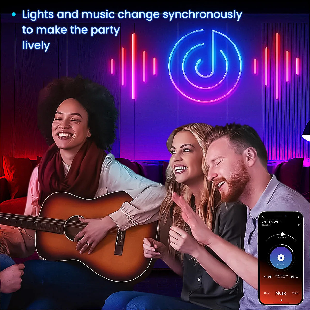Aiopp Neon LED Rope Lights With Remote And App Control