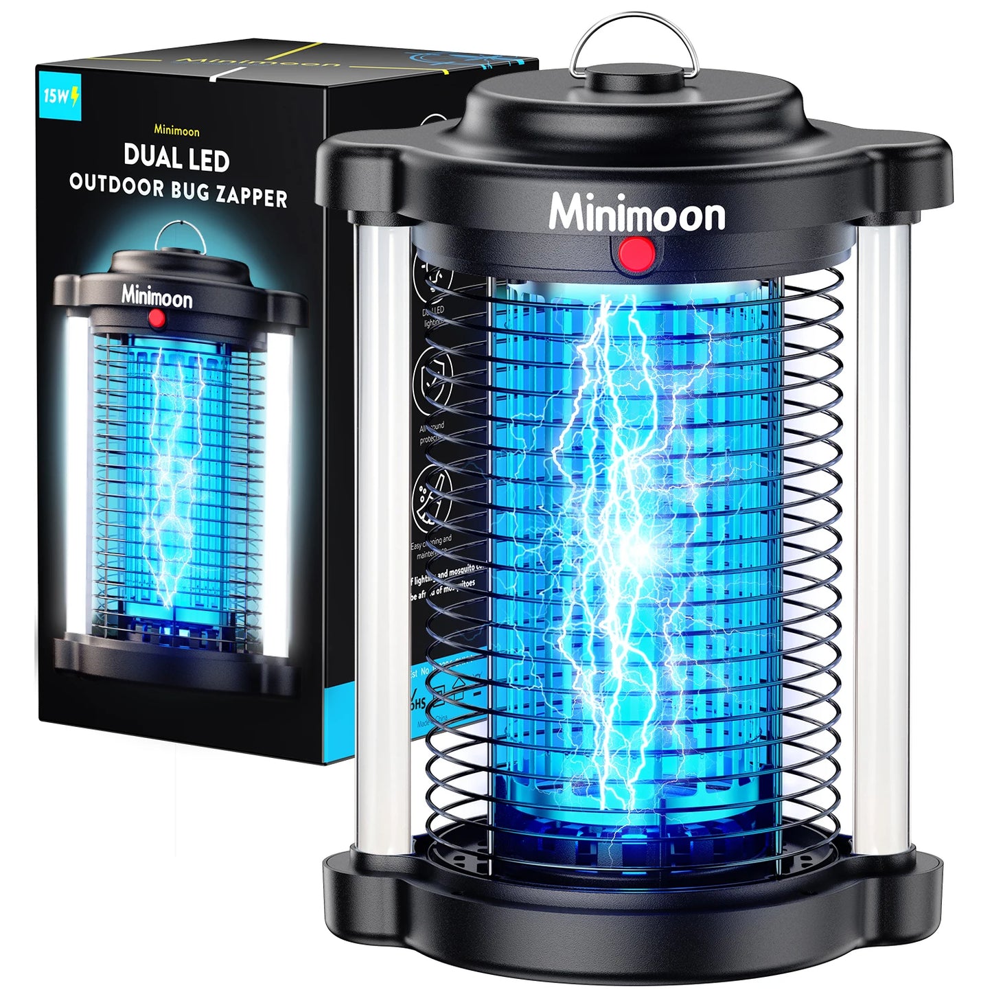 Bug Zapper Outdoor Mosquito Zapper With LED Lights 4200V