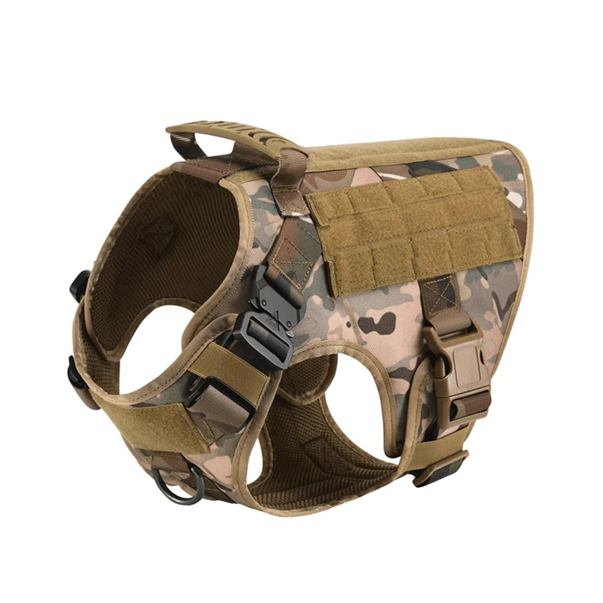 Tactical Dog Harness With Molle Pouches For Dogs
