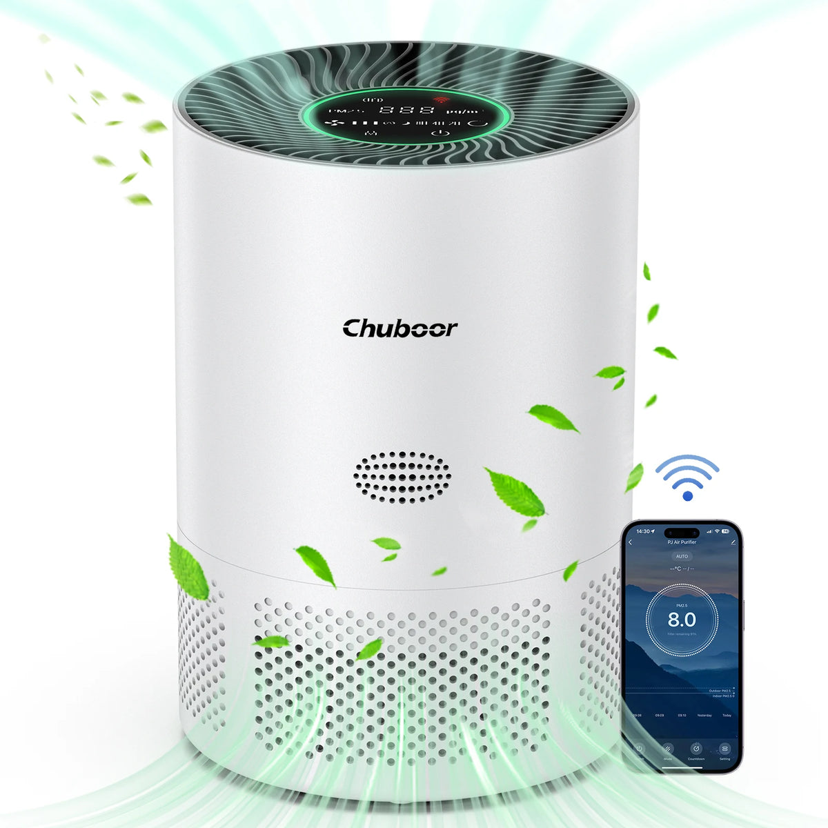 Chuboor H13 True HEPA Air Purifier For Home And Kitchen