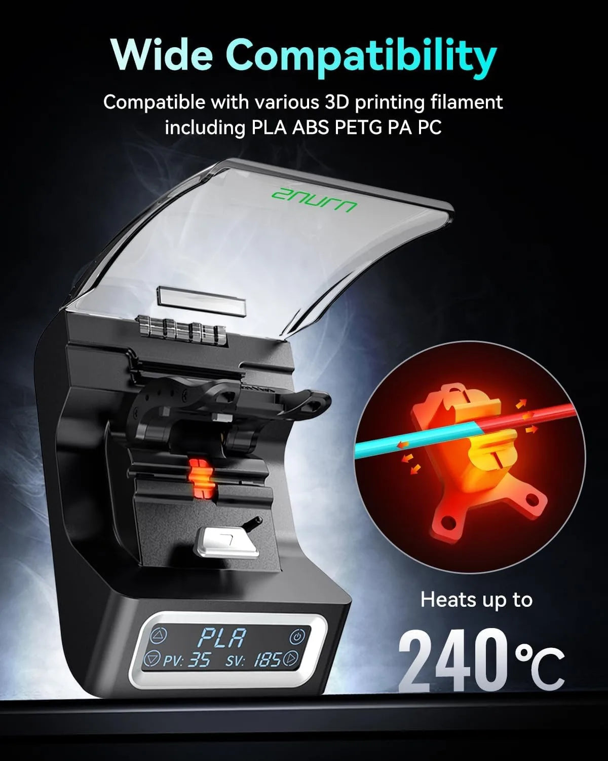 SUNLU Filament Connector Fast Heating For 3D Printer