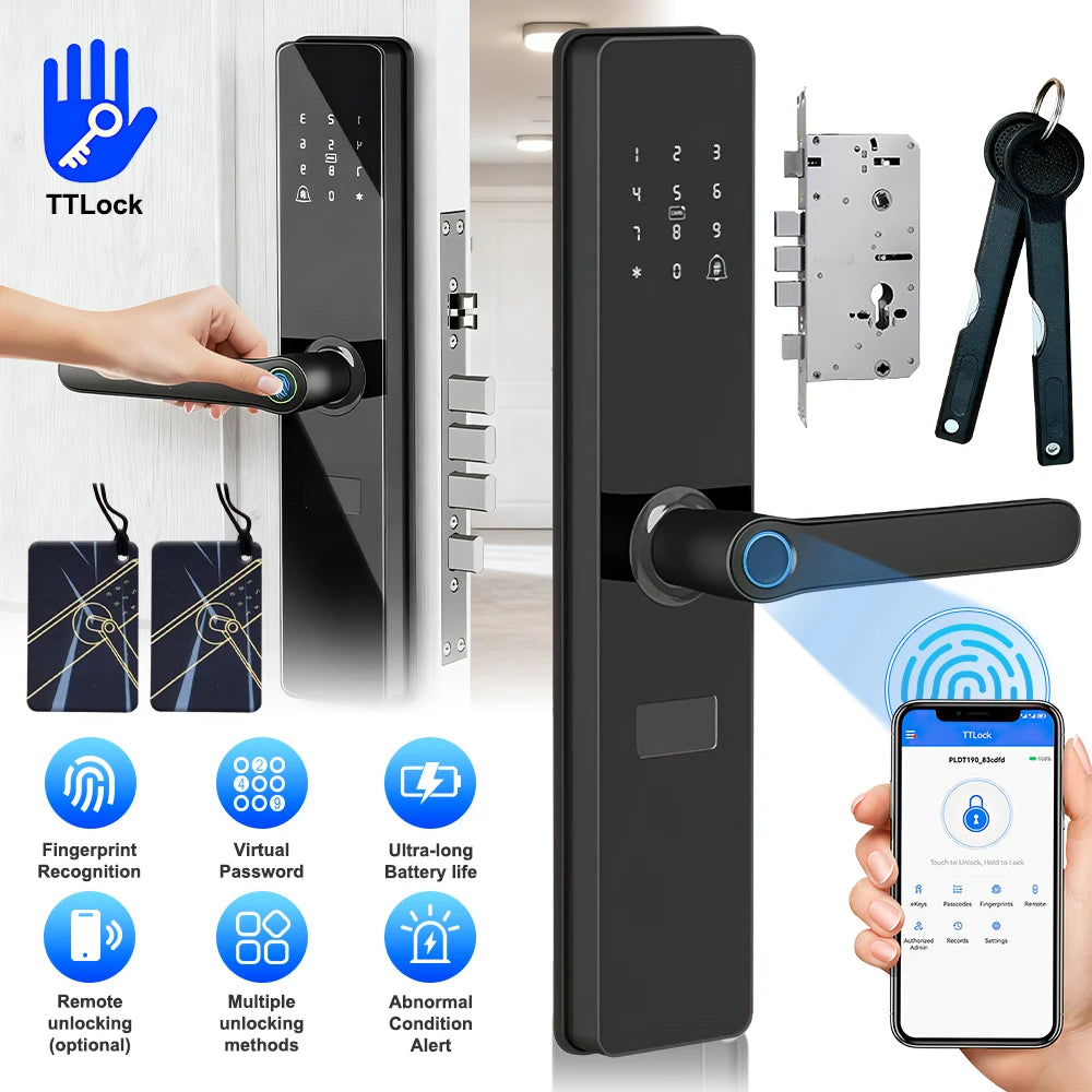 TTLock Smart Door Lock With App And Biometric Access