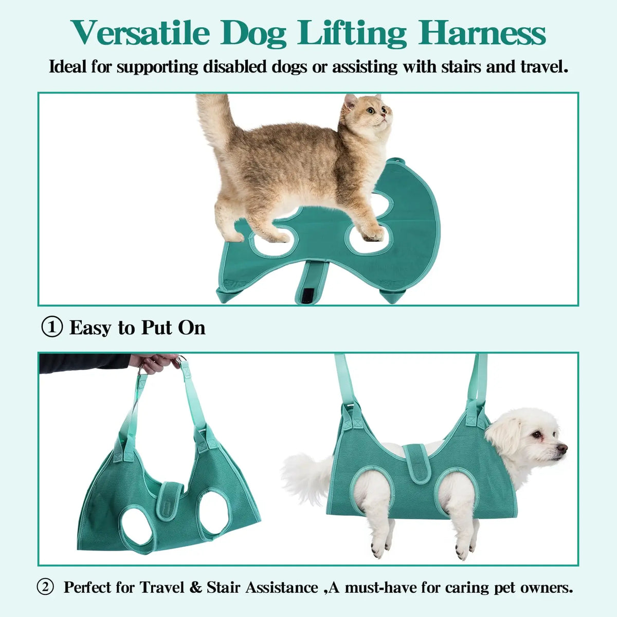 Bitbat Dual Strap Dog Grooming Support Hammock
