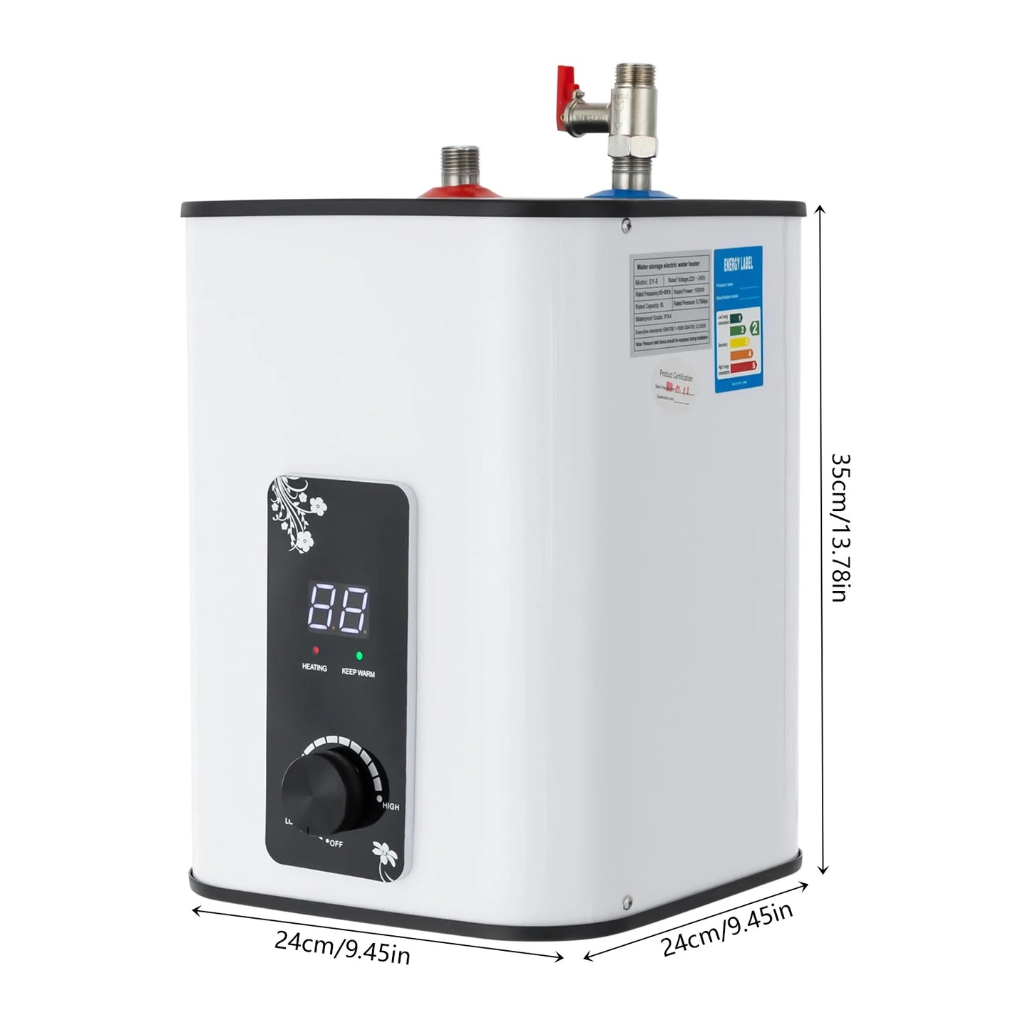 SY-8 1500W 8L Under Sink Electric Water Heater