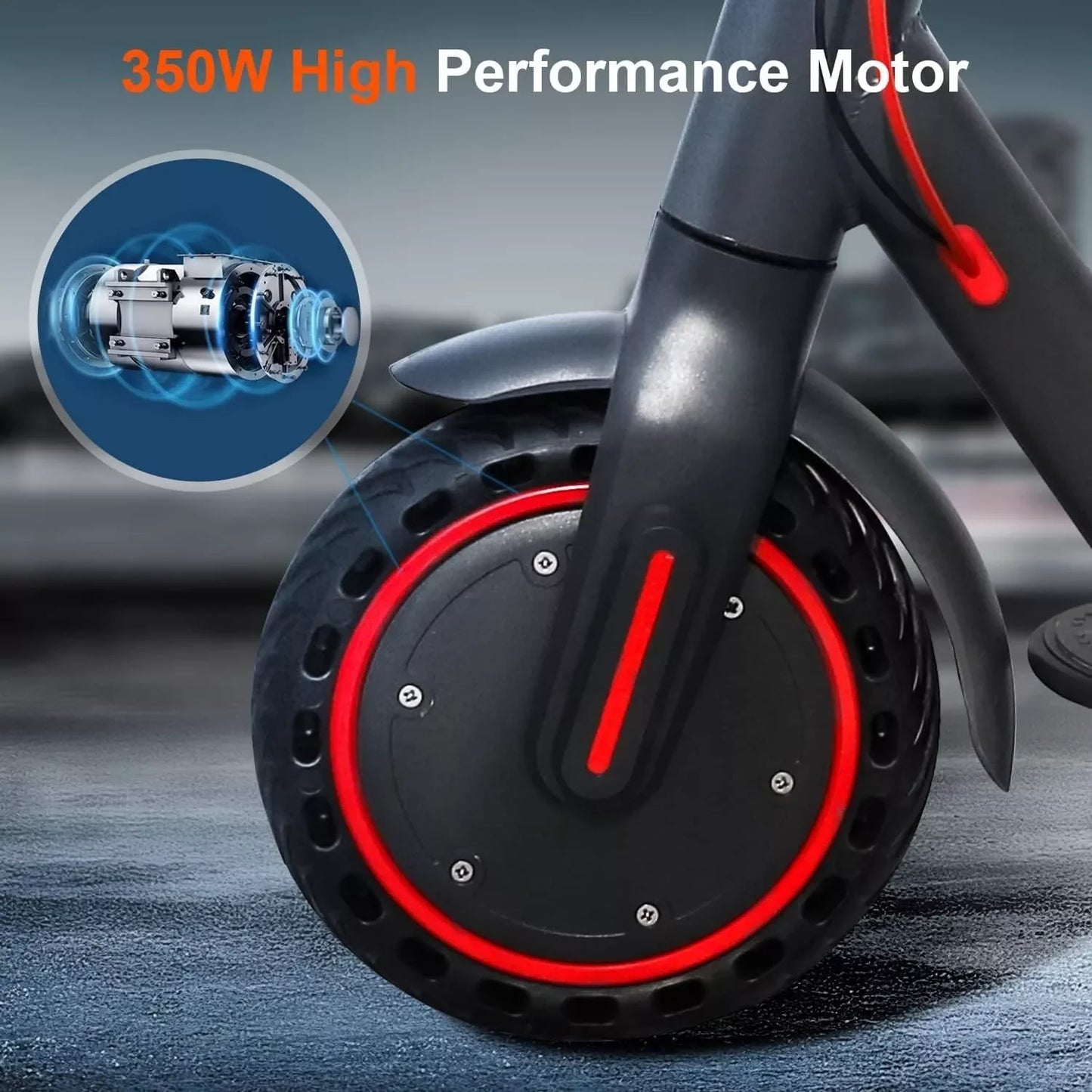 Ladped LP60 Electric Scooter 350W Folding 19 Mph Max Speed 16 Mile Range For Adults