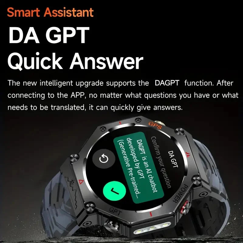 Senbono GPS Smartwatch For Men Built In GPS And Bluetooth