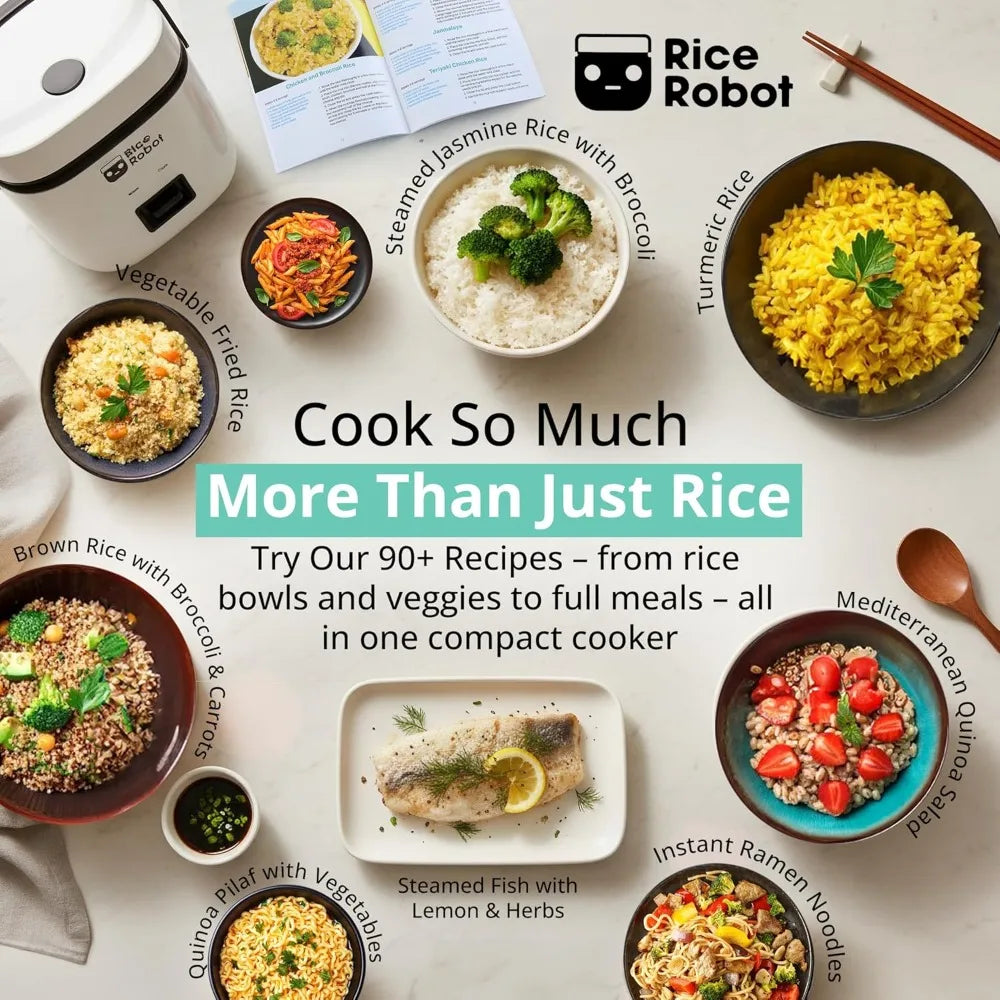 XMSJ Rice Robot Nonstick Rice Cooker With Steamer Tray