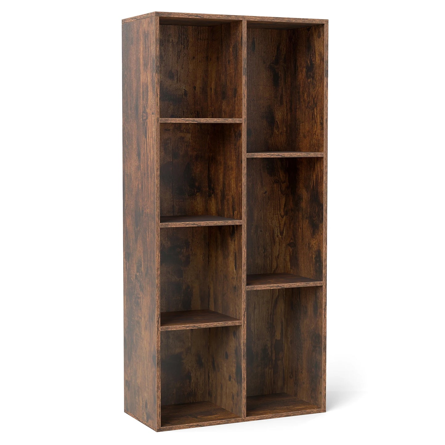 HOMASIS 7 Cube Bookcase Freestanding Bookshelf