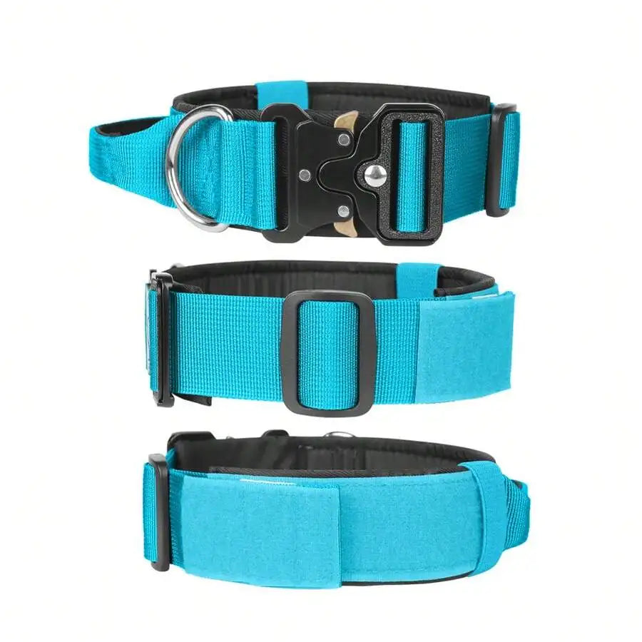 Sturdy Tactical Dog Collar With Handle For Everyday Walks