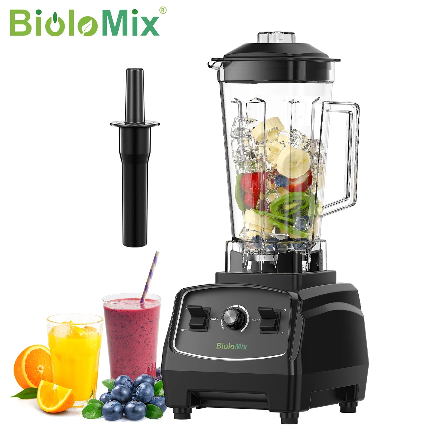 Biolomix 3HP 2200W Heavy Duty Blender Mixer Juicer