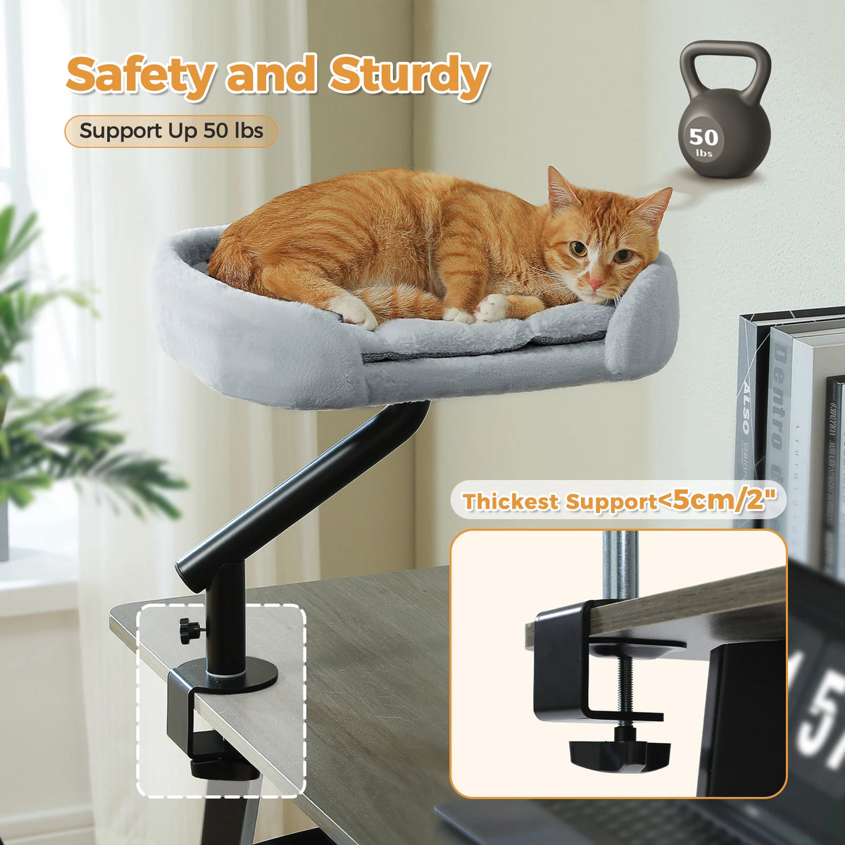 PAWZ Road Rotating Cat Hammock Stand For Desk