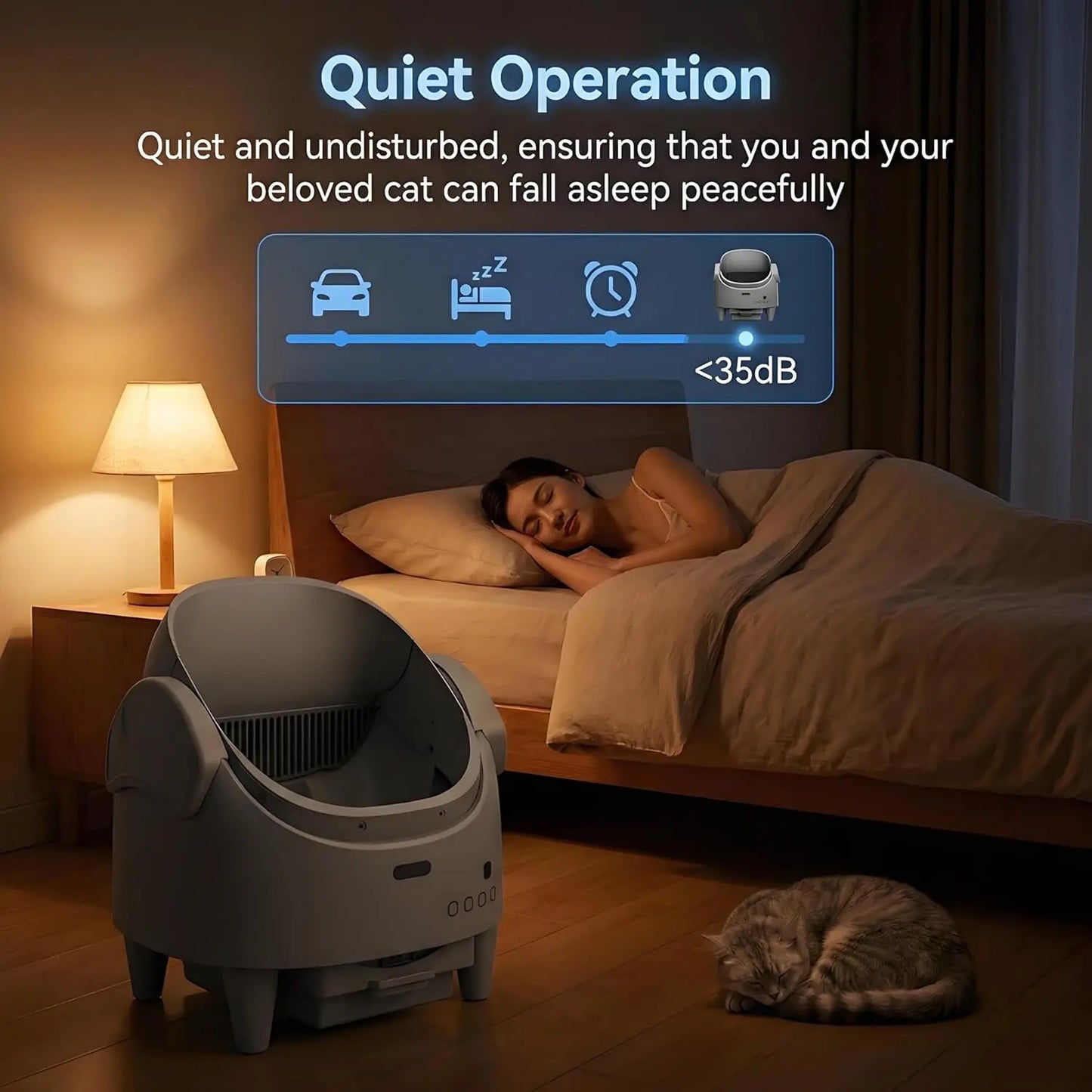 Himiss Smart Automatic Electric Cat Litter Tray
