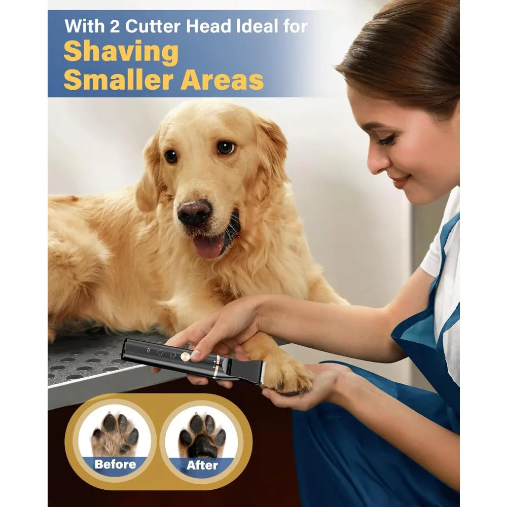 XMSJ Rechargeable Cordless Dog Grooming Clippers
