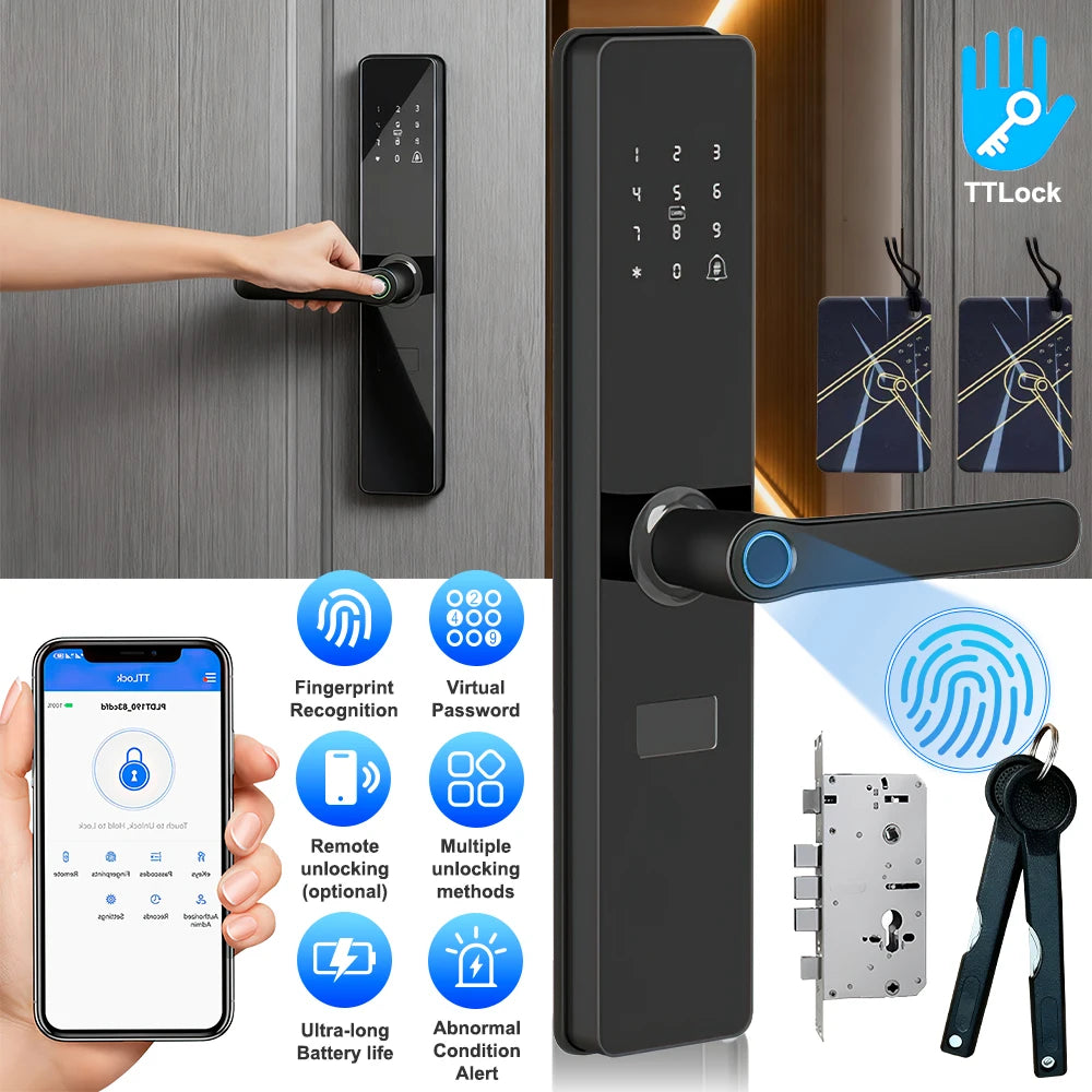 TTLock Smart Door Lock With App And Biometric Access