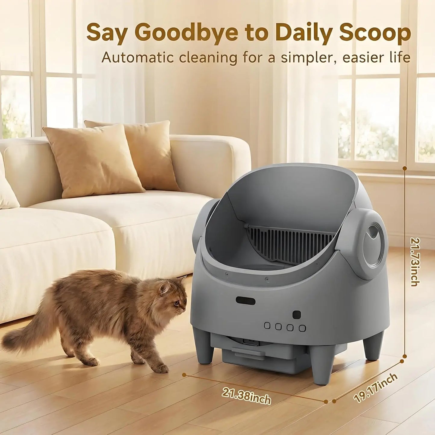 Himiss Smart Automatic Electric Cat Litter Tray