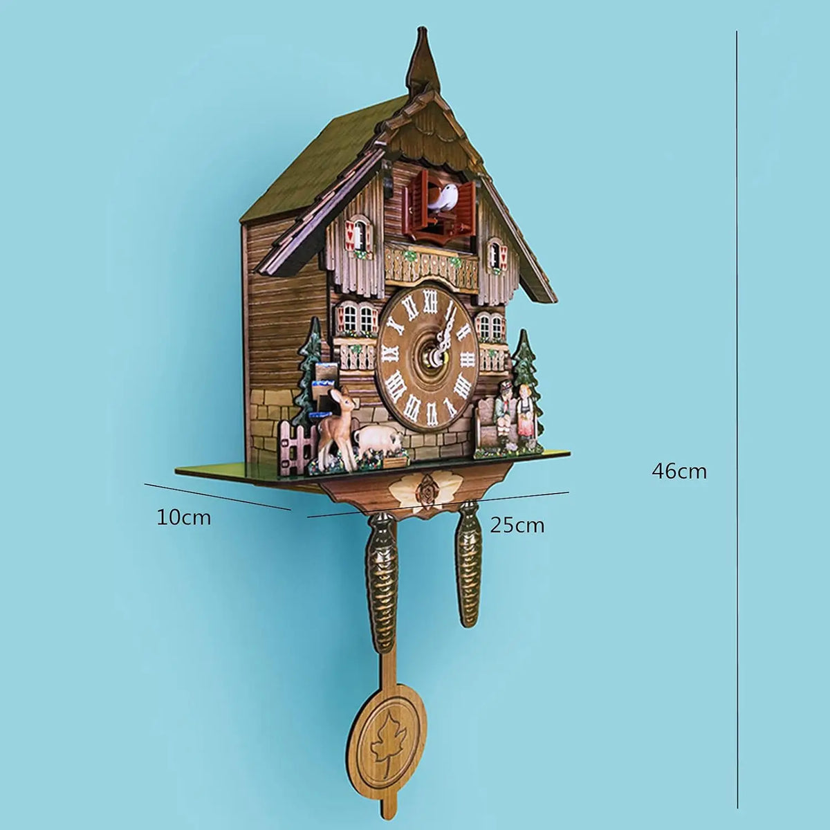 Northern European Decorative Wall Clock for Home Office
