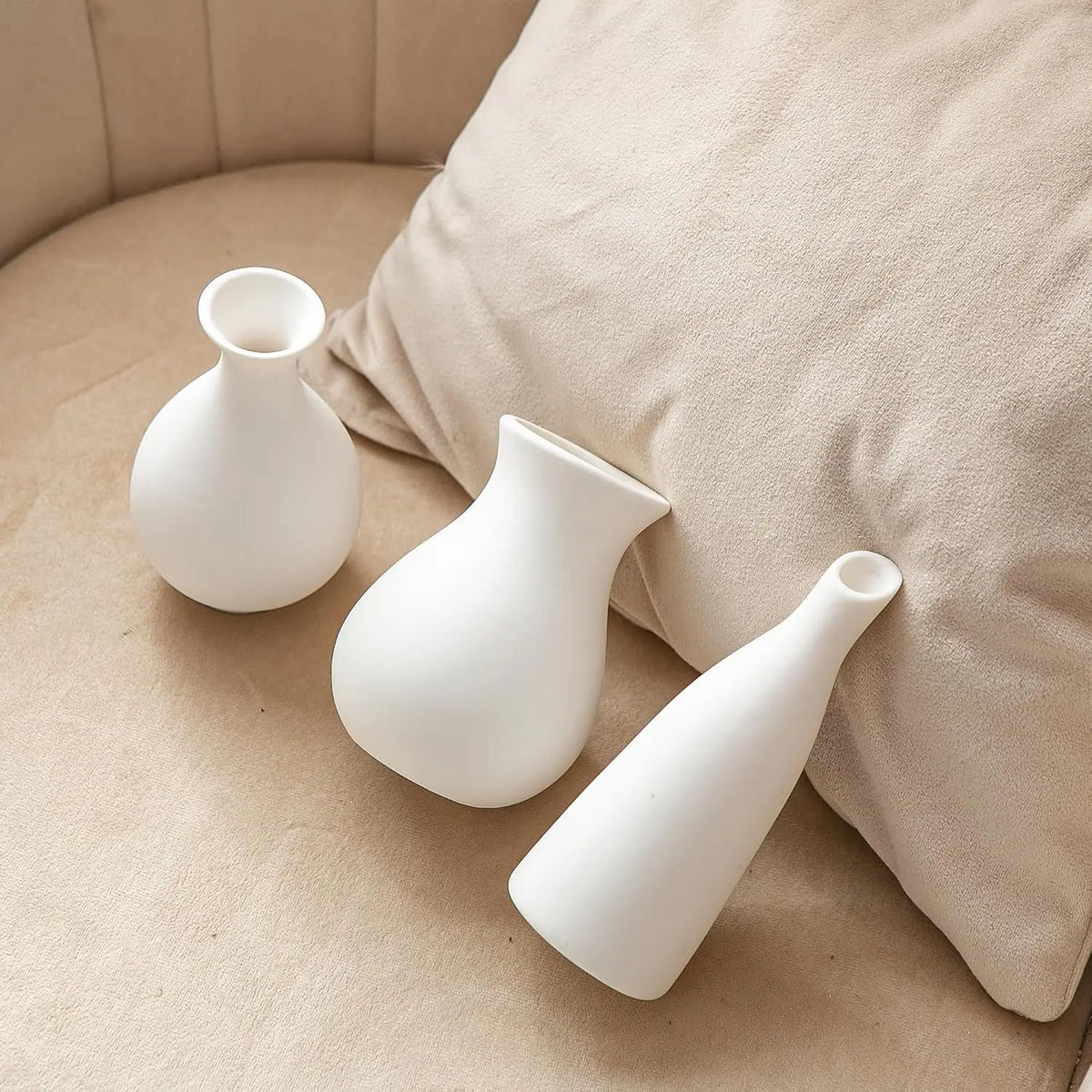 JOJUNO Ceramic Bud Vase Set Modern Home Decor