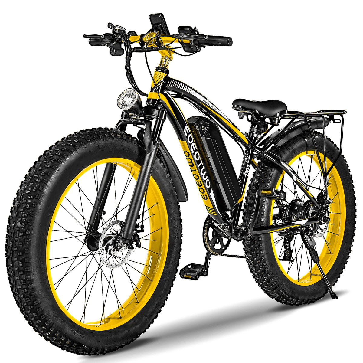 EOEOTWO 1500W Fat Tire Electric Bike All Terrain 34MPH