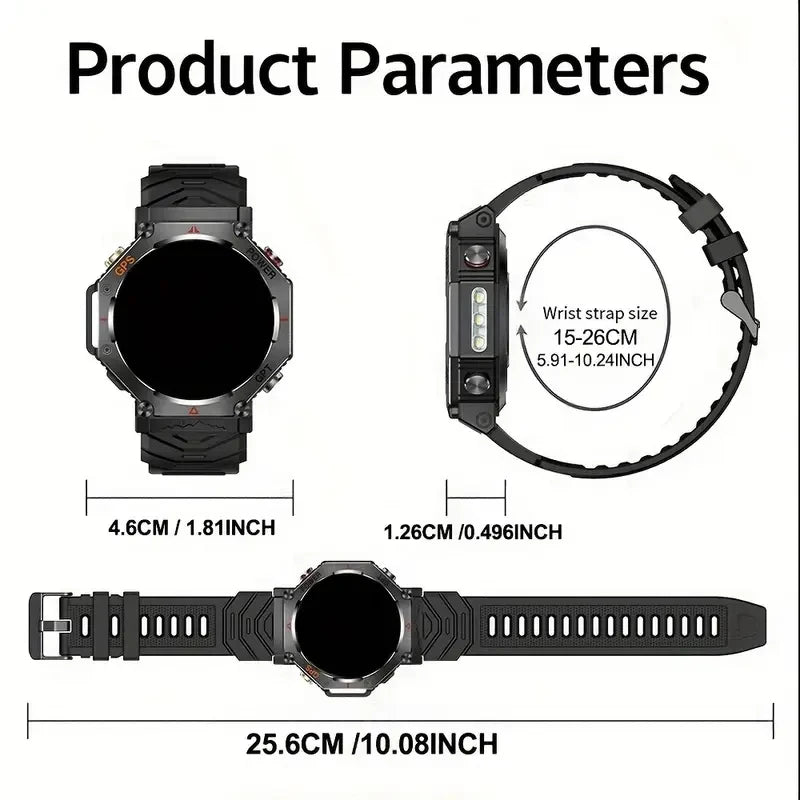 Senbono GPS Smartwatch For Men Built In GPS And Bluetooth