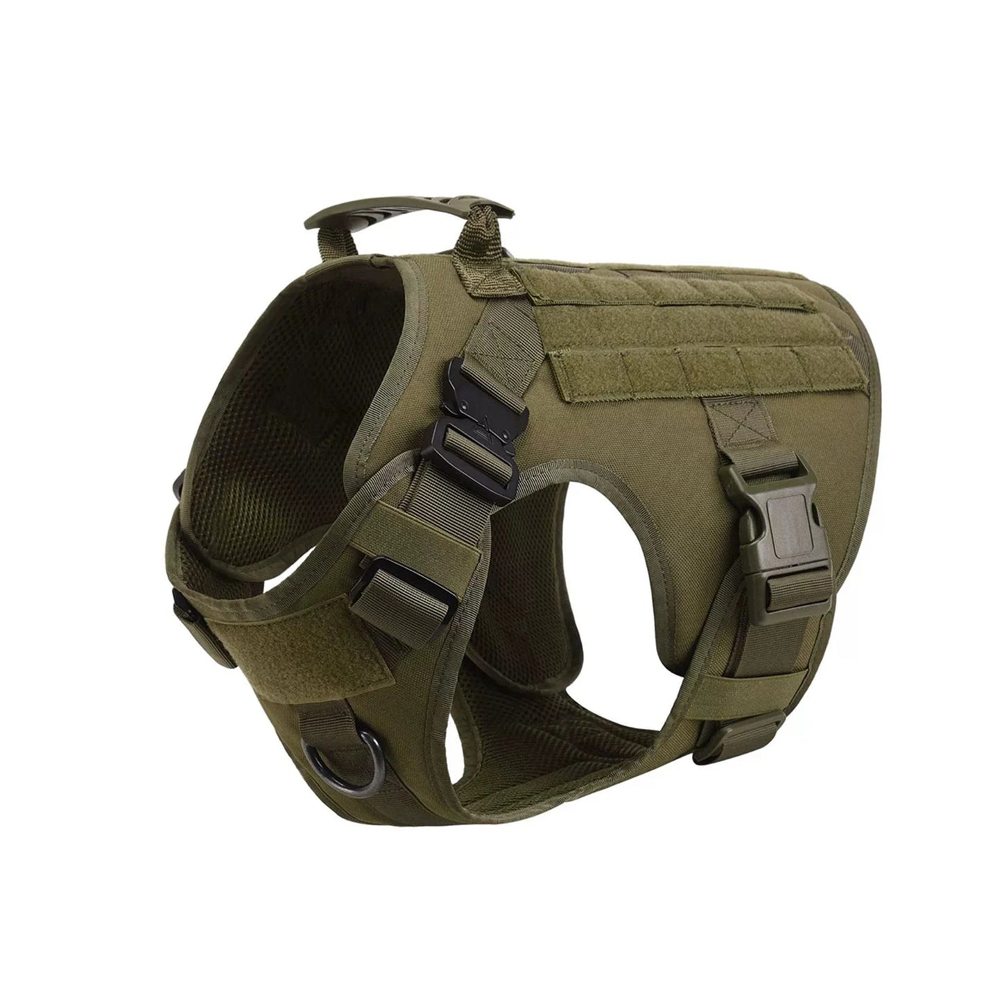 Tactical Dog Harness With Molle Pouches For Dogs