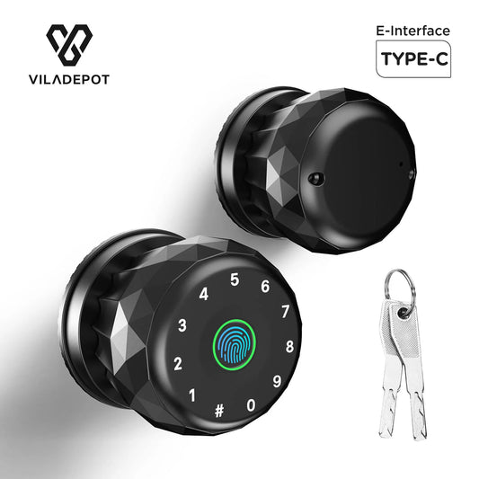 Viladepot Smart Fingerprint Lock for Indoor Doors