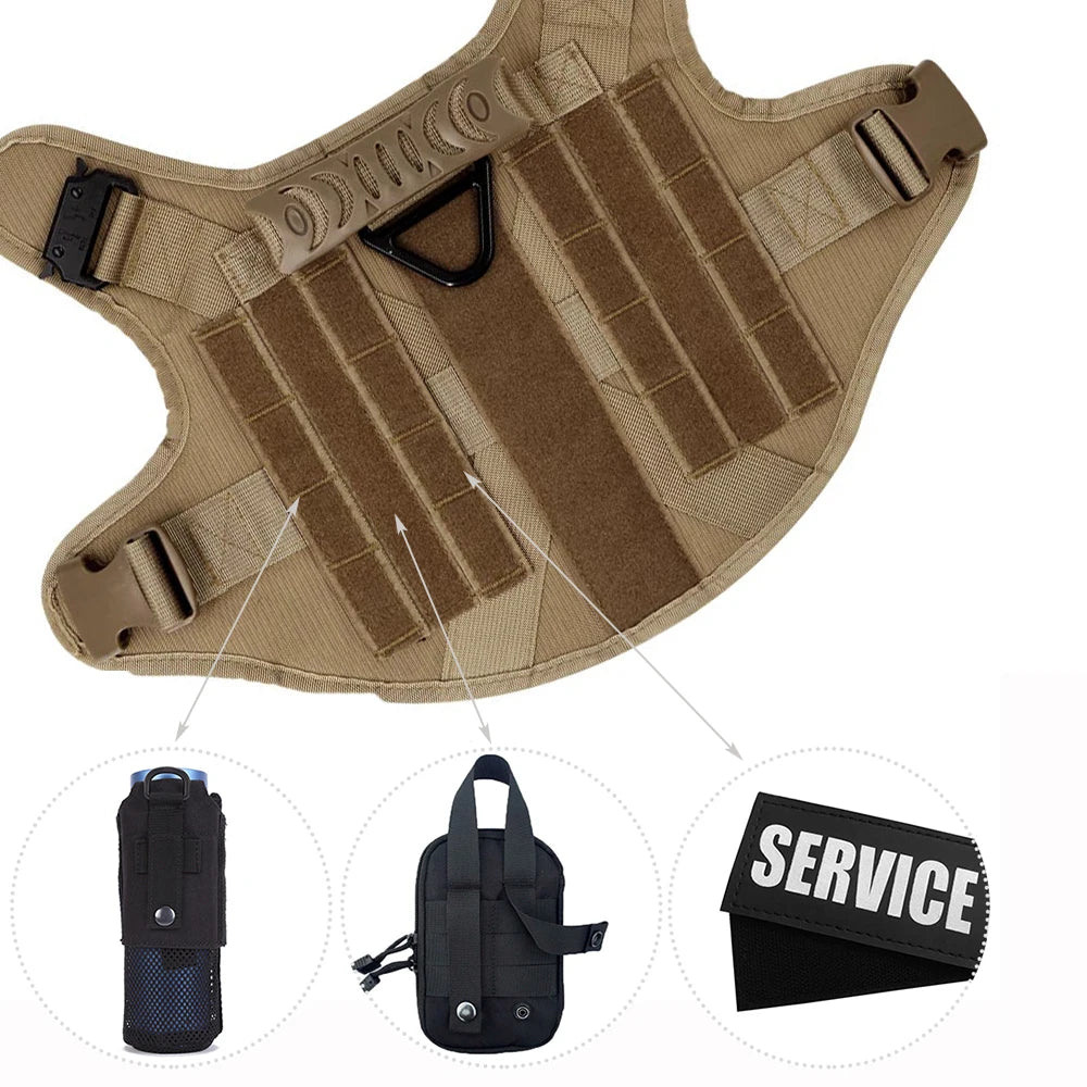Large Dog Harness And Leash Set For Training And Walking