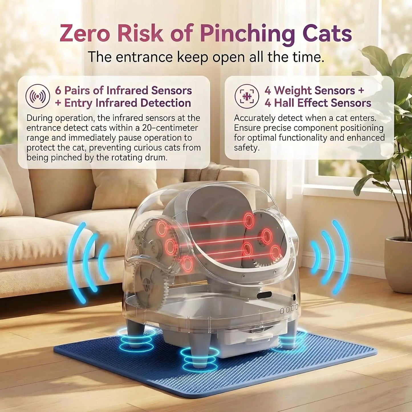 Himiss Smart Automatic Electric Cat Litter Tray