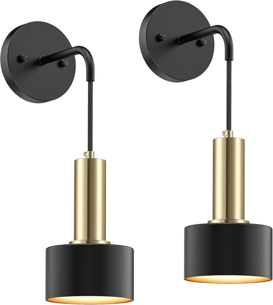 PRTILOUD Dimmable Led Wall Sconce With Remote Control