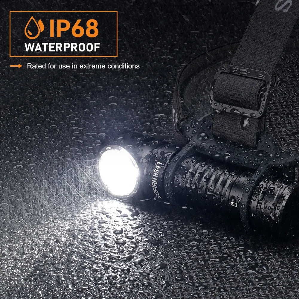 Sofirn HS41 4000lm USB-C Headlamp With SST20 LED