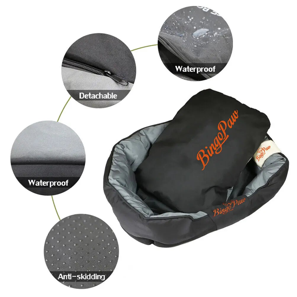 BINGOPAW All Season Dog Bed Calming Cushion Oxford Cover