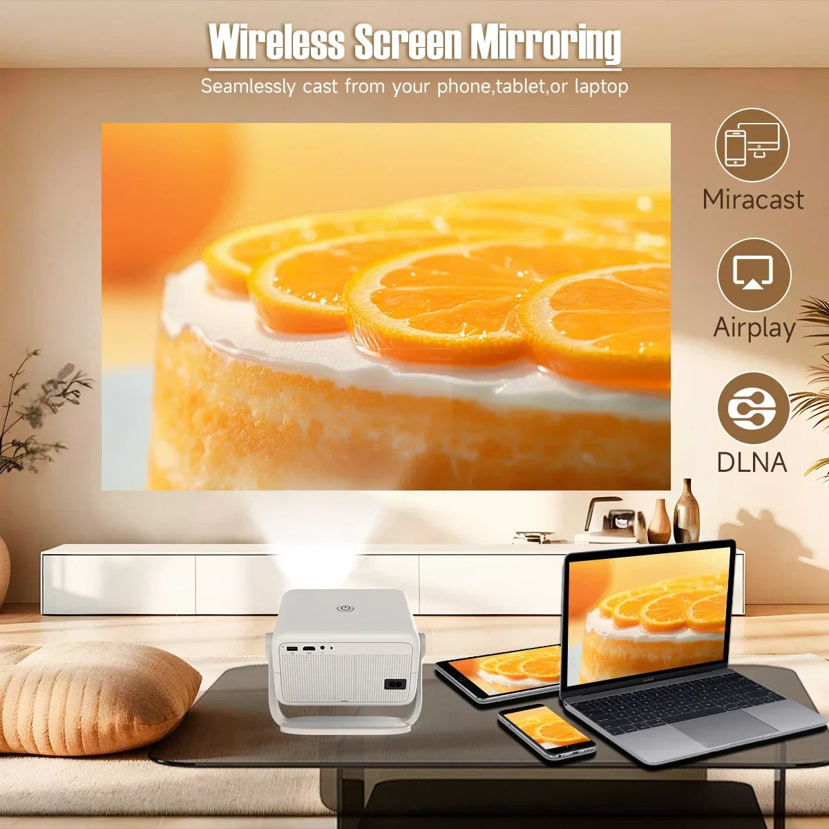 Magcubic 650ANSI Projector 1080P Auto Focus Android 14