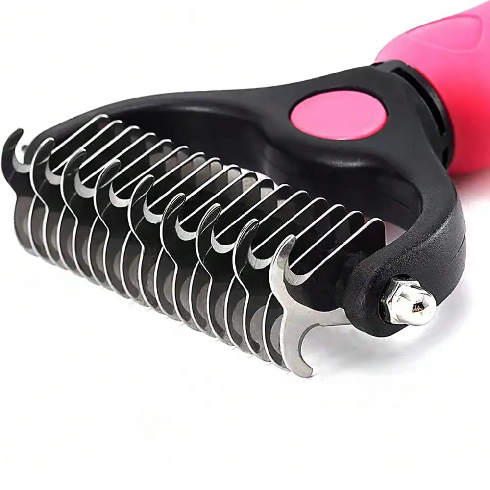 Double Sided Pet Detangling Comb For Cats And Dogs
