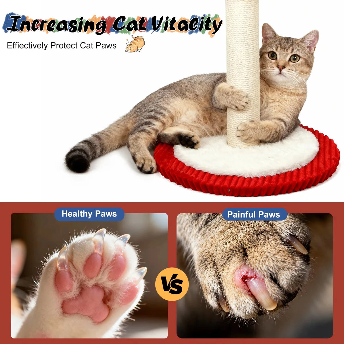 CWV Carousel Cat Tree With Rotating Scratching Post