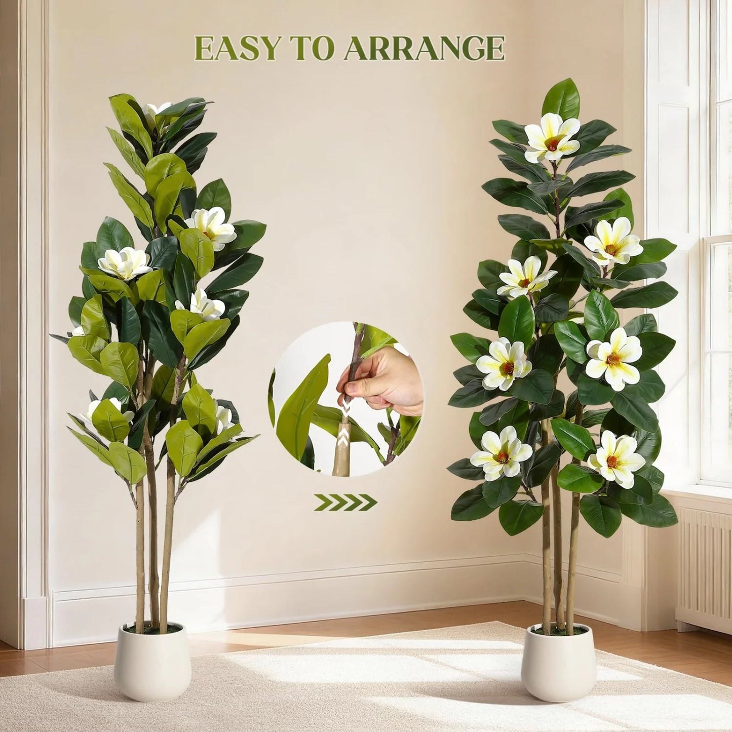 HiMISS Artificial Olive Tree With Lifelike Leaves And Fruit