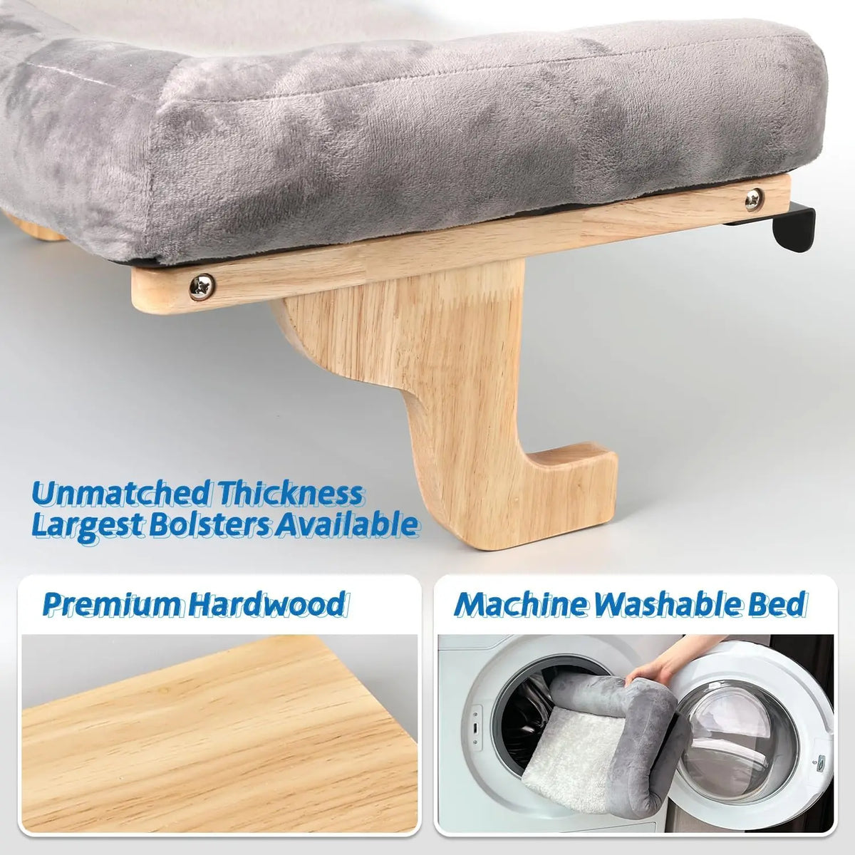 Zakkart Cat Window Perch With Orthopedic Bolster