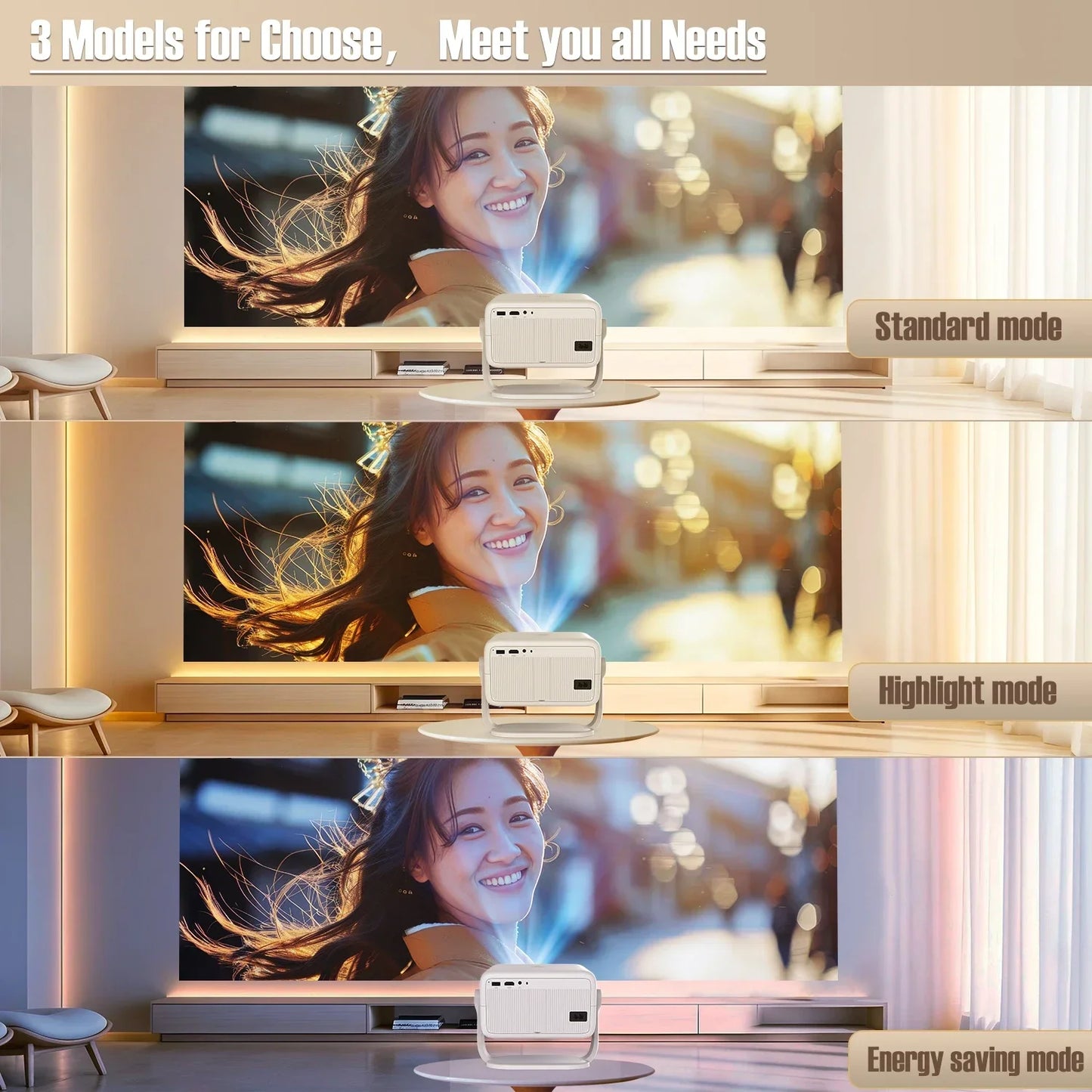 Magcubic 650ANSI Projector 1080P Auto Focus Android 14