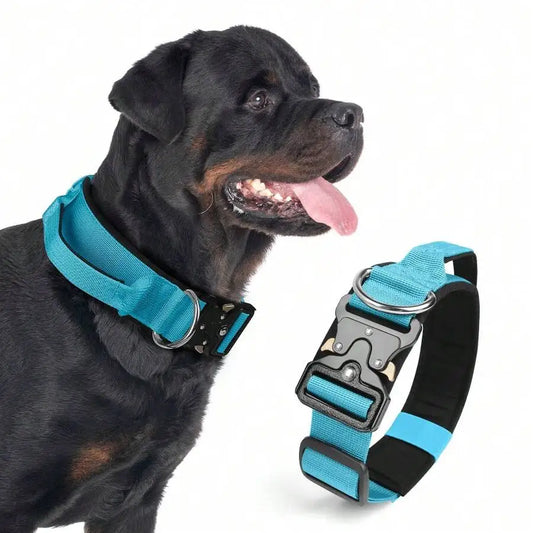 Sturdy Tactical Dog Collar With Handle For Everyday Walks